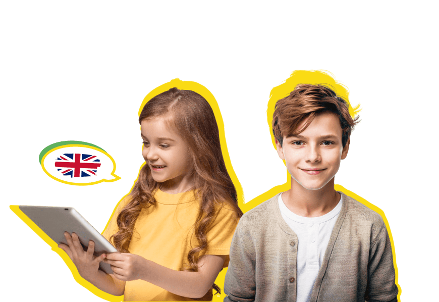 
                              Діти навчаються онлайн на уроці англійської для дітей